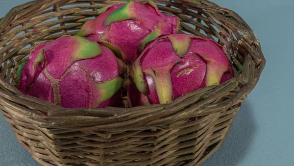 Frutas Pitaia Naturais Pitaia Nome Dado Fruto Várias Espécies Cactos — Fotografia de Stock