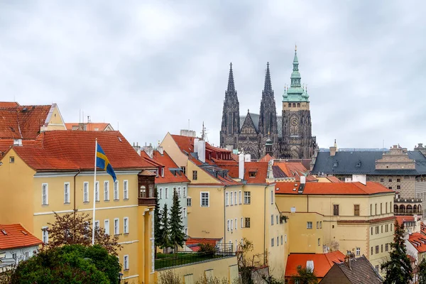 Het Uitzicht Het Oude Praag Tsjechische Republiek — Stockfoto