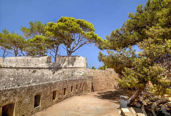 Stara Wenecka Twierdza Fortezza Grecja Kreta Rethymno — Zdjęcie stockowe
