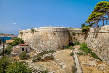 Eski Venedik kalesi Fortezza. Yunanistan. Girit. Rethymno  