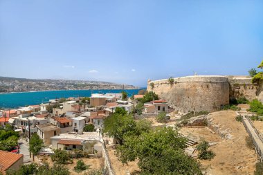 Eski Venedik kalesi Fortezza. Yunanistan. Girit. Rethymno 