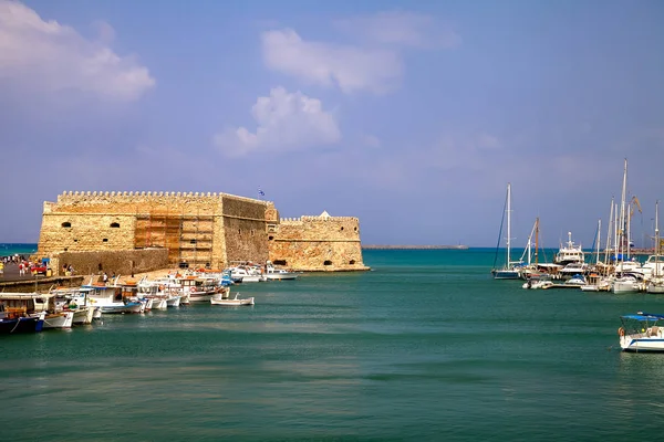 Fortress Koules Heraklion Greece Crete — Stock Photo, Image