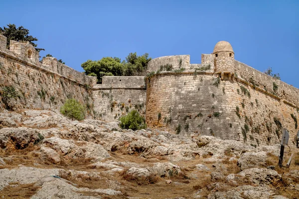 Старая Венецианская Крепость Фортецца Греция Крит Ретимно — стоковое фото