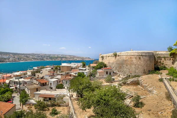 Den Gamla Venetianska Fästningen Fortezza Grekland Kreta Rethymno — Stockfoto