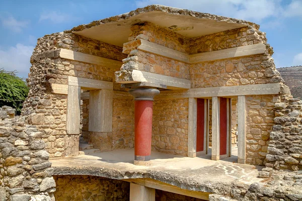 Palác Knossos Řecko Kréta — Stock fotografie