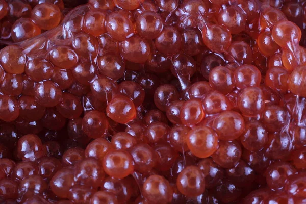 Fondo Caviar Rojo Sin Cocer —  Fotos de Stock