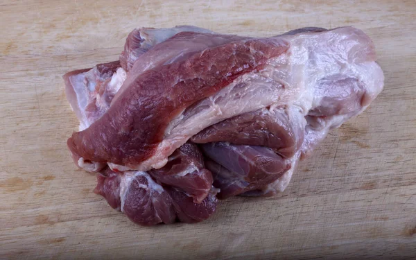 Schweinefleisch Schneidebrett — Stockfoto