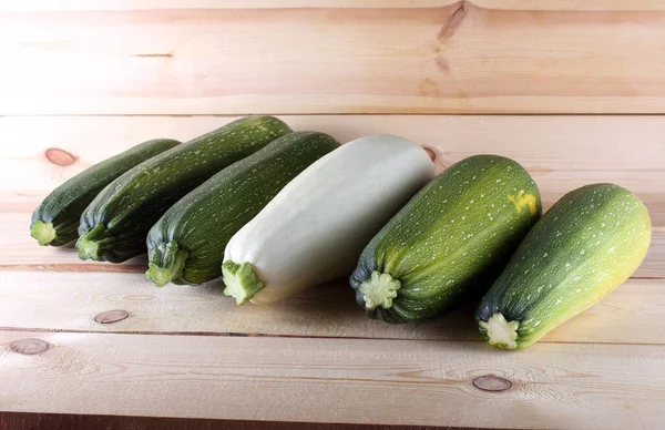 Squash Auf Dem Tisch Landhausstil — Stockfoto