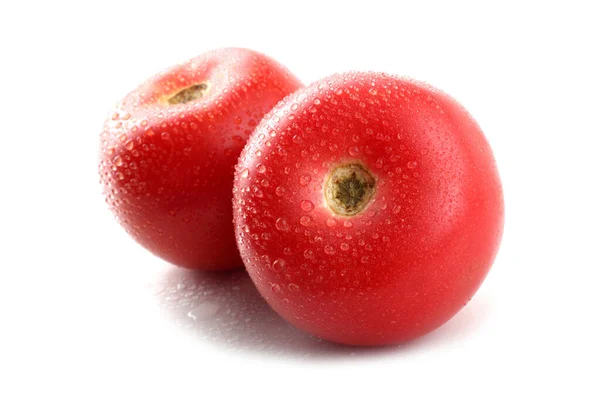 Tomates Rojos Grandes Aislados Blanco — Foto de Stock