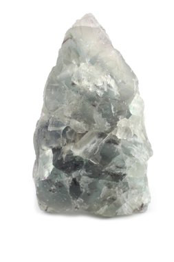 Florit beyaz üzerine izole edilmiş (CaF2)