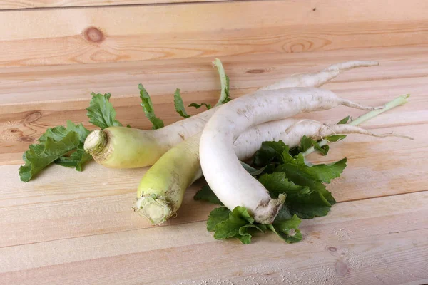 Daikon Mesa Rábano Asiático — Foto de Stock