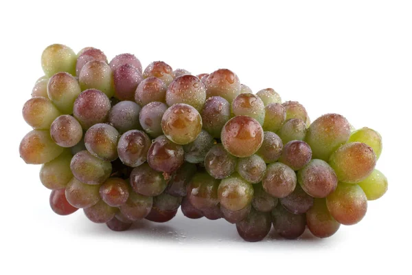 Bicolor Grape Isolated White — Stock Photo, Image