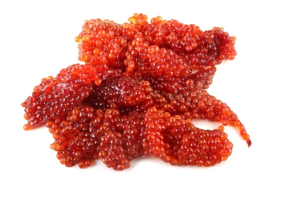 Red Caviar Isolated White — Stock Photo, Image