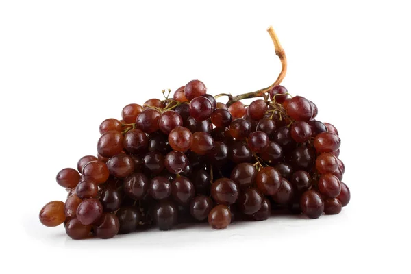 Fresh Ripe Grape Bunch Isolated White Background — Stock Photo, Image