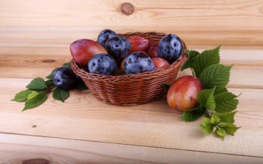 Olgun taze erikler. görünümü kapat