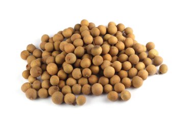 Longan beyaz üzerine izole