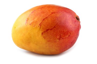 Mango beyaz üzerine izole