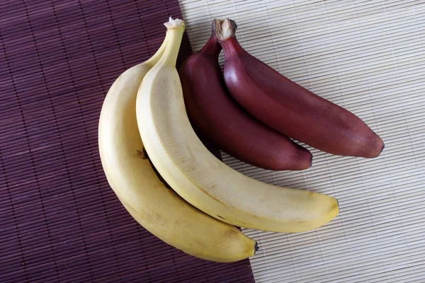 Close Frutas Banana Tropicais — Fotografia de Stock