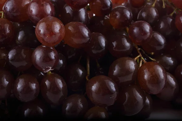 Primer Plano Uvas Frescas Maduras — Foto de Stock