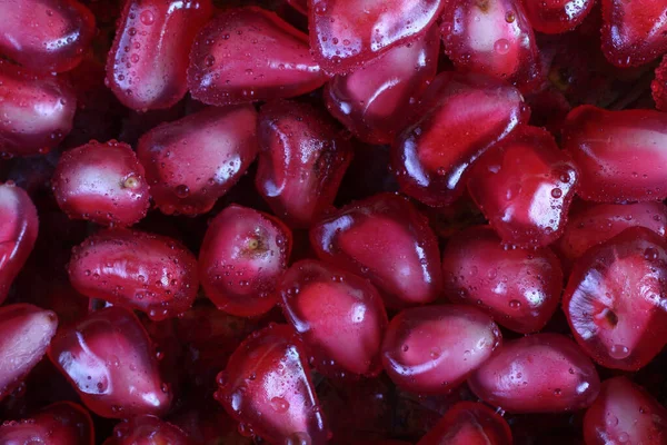 Close Fresh Pomegranate Seeds — Stock Photo, Image