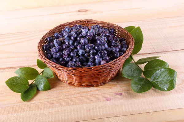 Close Organic Fresh Blueberries — Stock Photo, Image