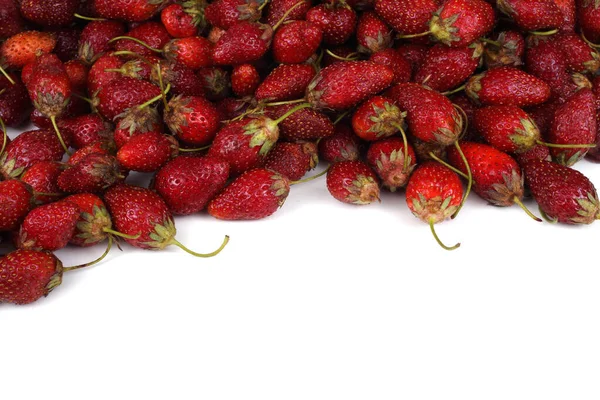 Fresas Aisladas Sobre Fondo Blanco — Foto de Stock