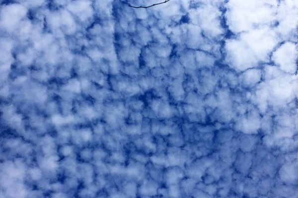 Fluffy Clouds Background — Stock Photo, Image