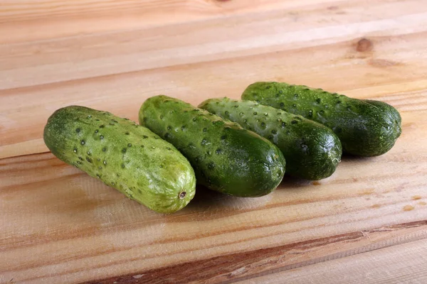 Cucumbers Table Country Style — Stock Photo, Image