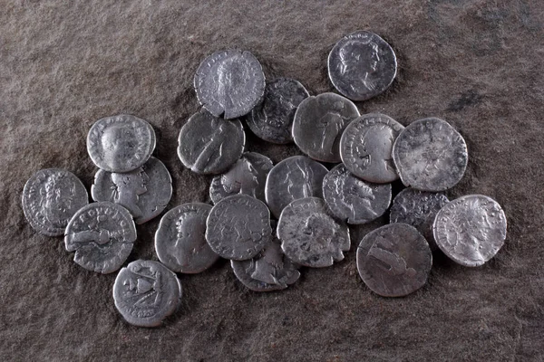 Давня Монета Римська Імперія — стокове фото