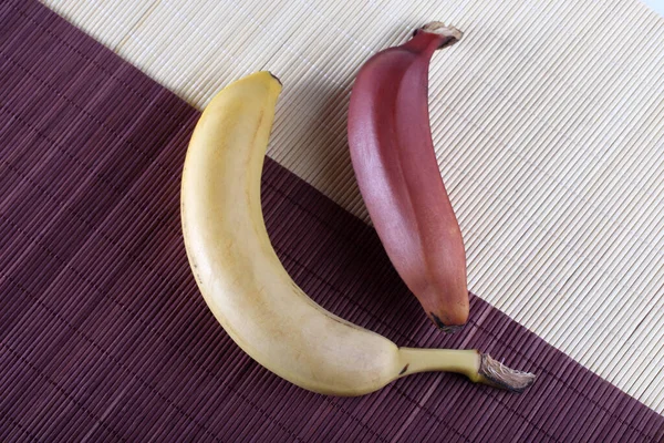 Close Tropical Banana Fruits — Stock Photo, Image