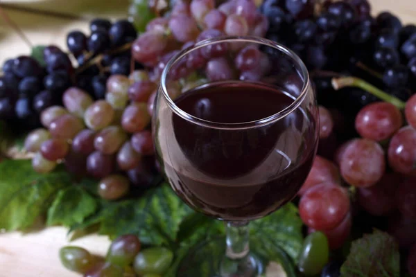 Grape Wine Table — Stock Photo, Image