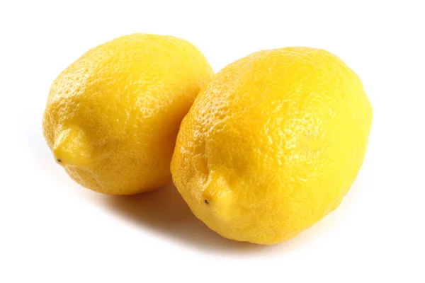 Limones Aislados Blanco — Foto de Stock