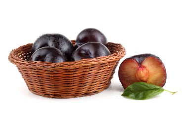 Olgun taze erikler. görünümü kapat