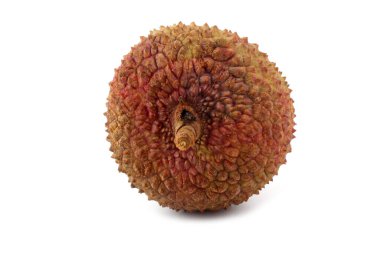 Lychee beyaz üzerine izole edilmiş.