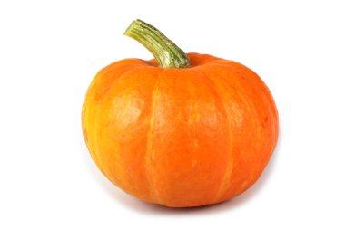 Beyaz bir arkaplanda kabak izole