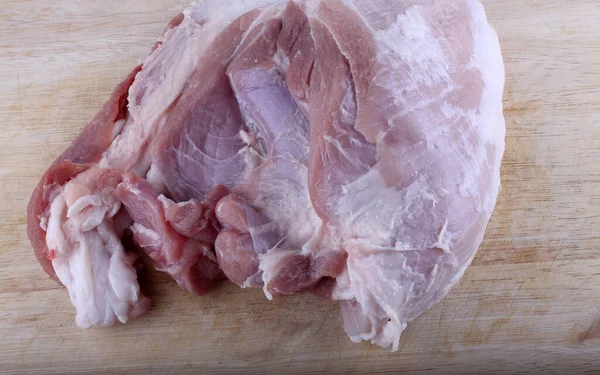 Close Raw Pork Meat — Stock Photo, Image