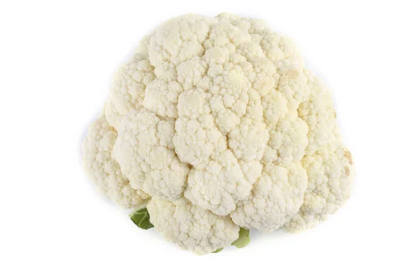 Cauliflower Isolated White Fresh Vegetable — Stock Photo, Image