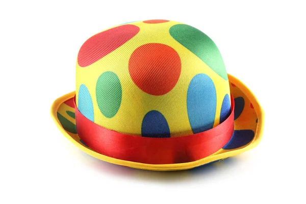 Clown Hat Isolated White — Stock Photo, Image