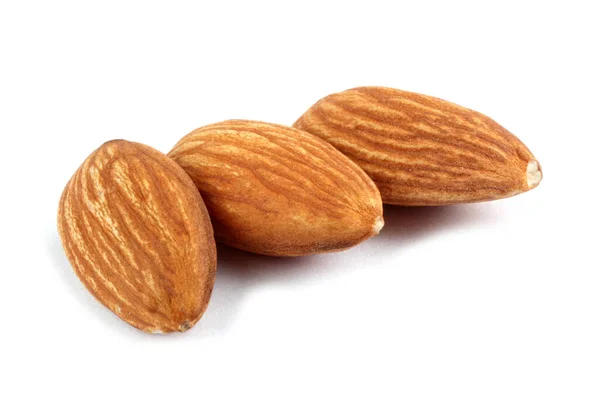 Gros Plan Amandes Fraîches Saines — Photo