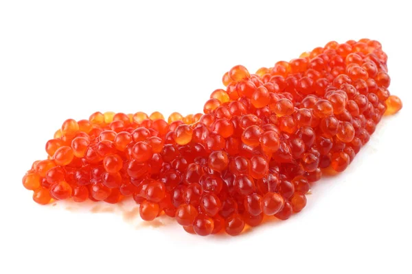 Red Caviar Isolated White — Stock Photo, Image