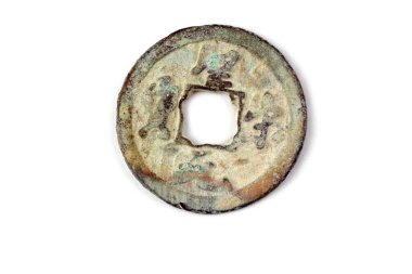 Eski Çin parası. Feng shui maskotu