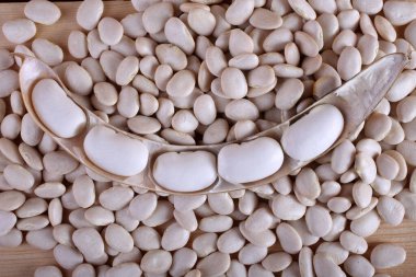 Taze fasulye yakın çekim