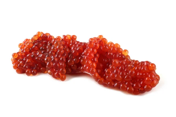 Red Caviar Isolated White — Stock Photo, Image