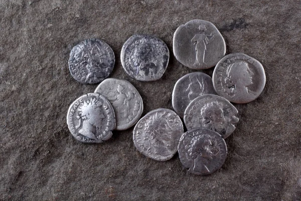 Ancient Coins Roman Empire — Stock Photo, Image