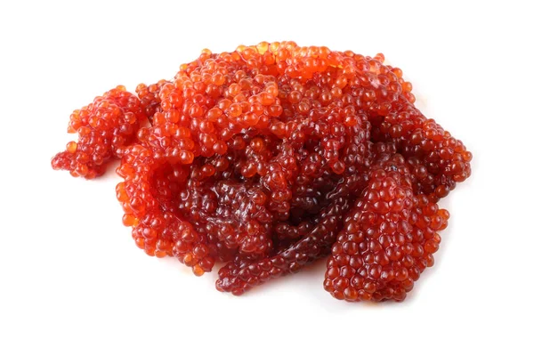 Red Caviar Isolated White Background — Stock Photo, Image