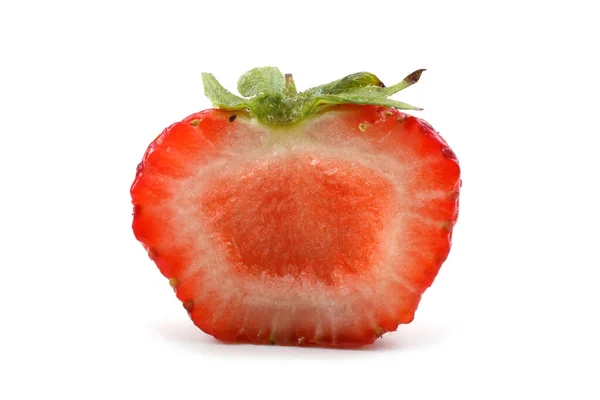 Erdbeeren Isoliert Auf Weißem Hintergrund — Stockfoto