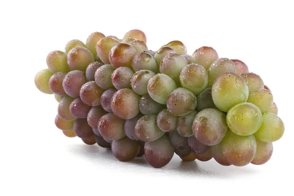 Bicolor Grape Isolated White — Stock Photo, Image