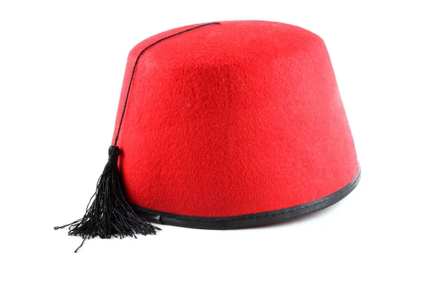 Cappello Turco Tradizionale Isolato Sfondo Bianco — Foto Stock
