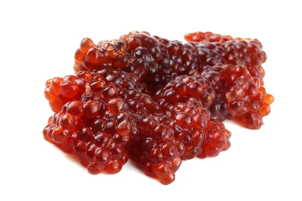 Red Caviar Isolated White — Stock Photo, Image