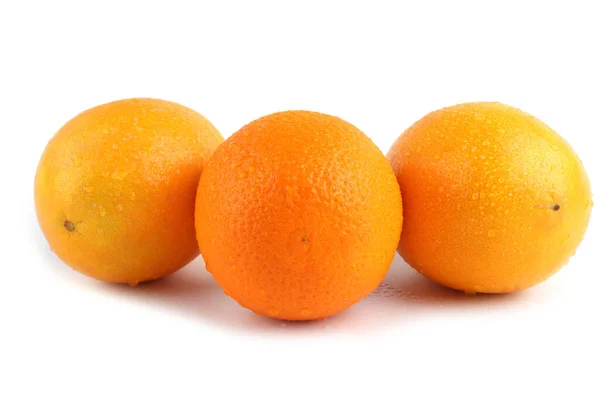 Oranges Isolated White — Stock Photo, Image